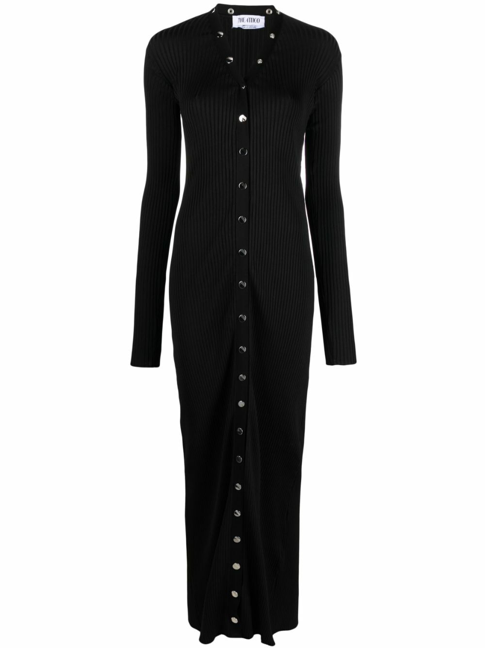 The Attico Black Cotton Casual Dress