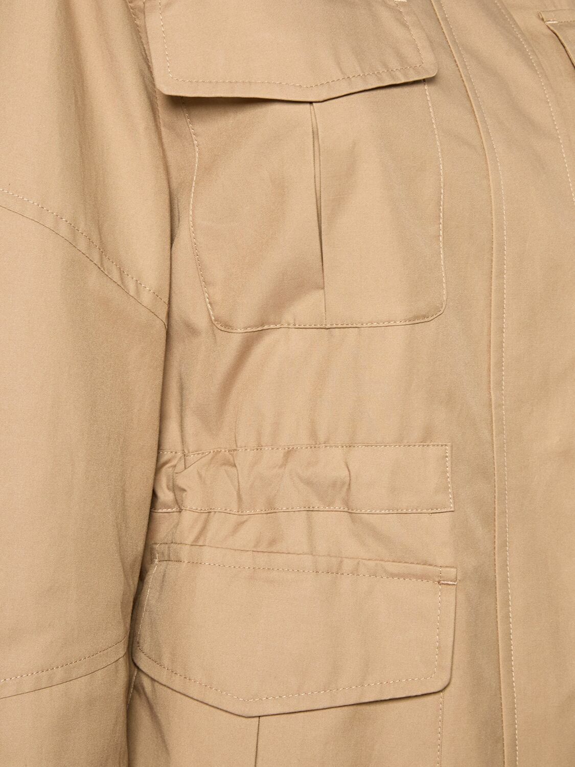 S MAX MARA Leila Twill Belted Jacket S Max Mara