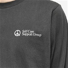 Museum of Peace and Quiet Men's Long Sleeve Support Group T-Shirt in Black