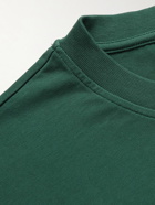 Wood Wood - Bobby Logo-Print Cotton-Jersey T-Shirt - Green