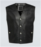 Givenchy Logo leather vest