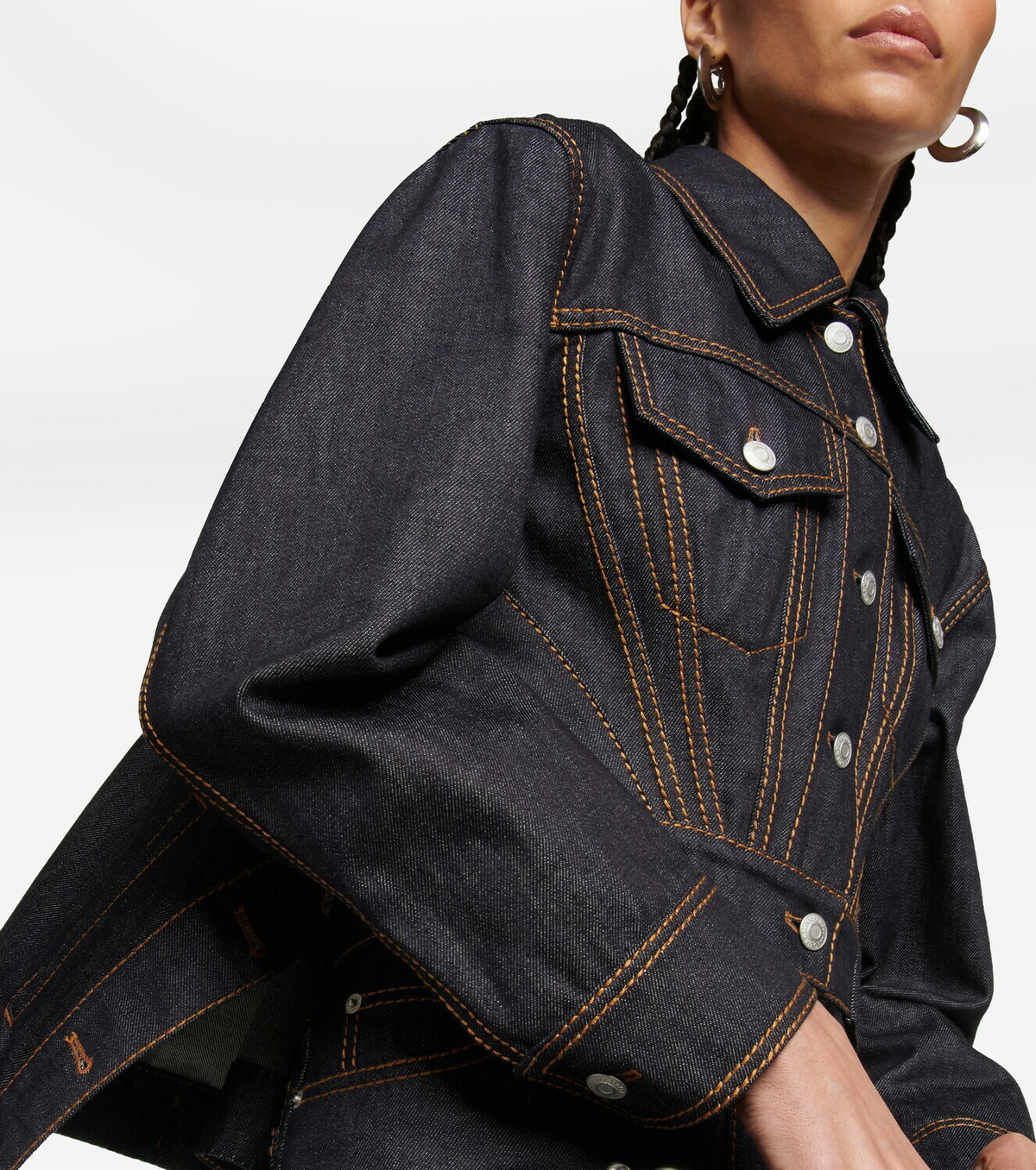 Alexander McQueen Deconstructed denim jacket Alexander McQueen