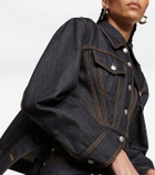 Alexander McQueen Deconstructed denim jacket