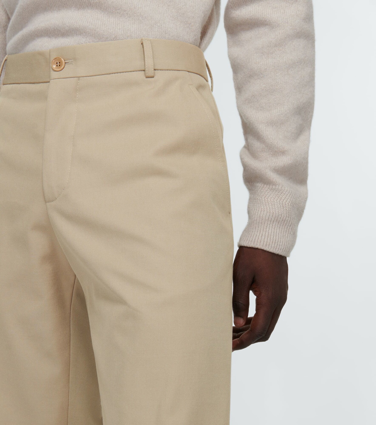 Loro Piana - Cotton and wool chinos Loro Piana