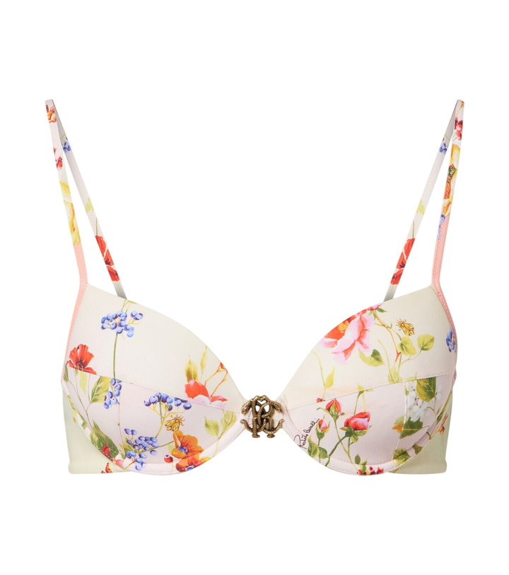Photo: Roberto Cavalli Printed bikini top