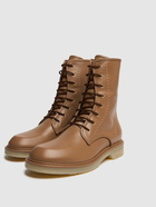 MAX MARA 20mm Urban Leather Combat Boots