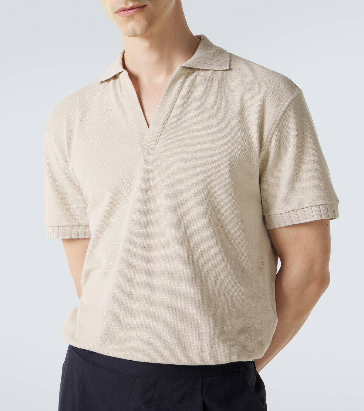 Stòffa Cotton polo shirt