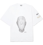 Lanvin - Oversized Printed Cotton-Jersey T-Shirt - Men - White