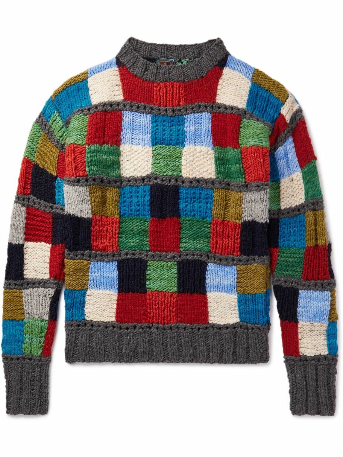 Photo: Chamula - Crocheted Merino Wool Sweater - Multi