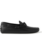 TOD'S - Gommino Full-Grain Leather Driving Shoes - Black