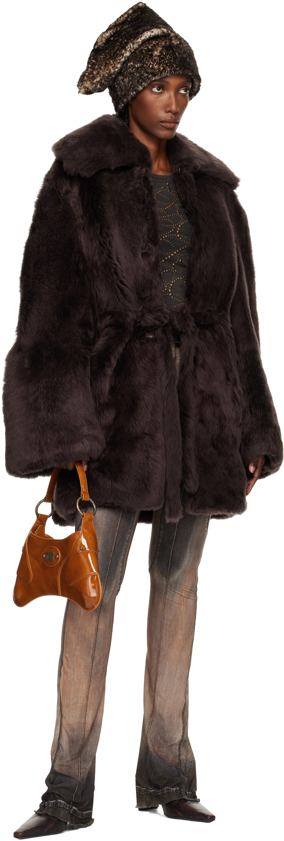 KNWLS Tan Razr Bag