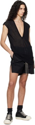 Rick Owens Black Temple Extreme Low Sneakers