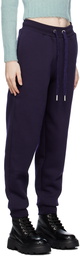 AMI Paris Navy Drawstring Lounge Pants