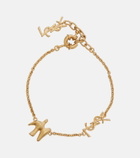 Saint Laurent Cassandre chain bracelet