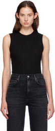 AGOLDE Black Binx Tank Top