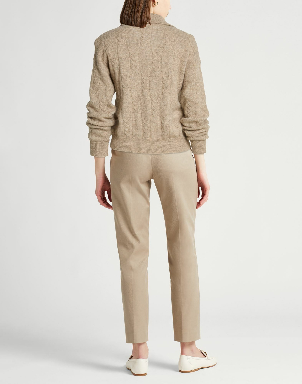Peserico Womens Sweater in Light brown