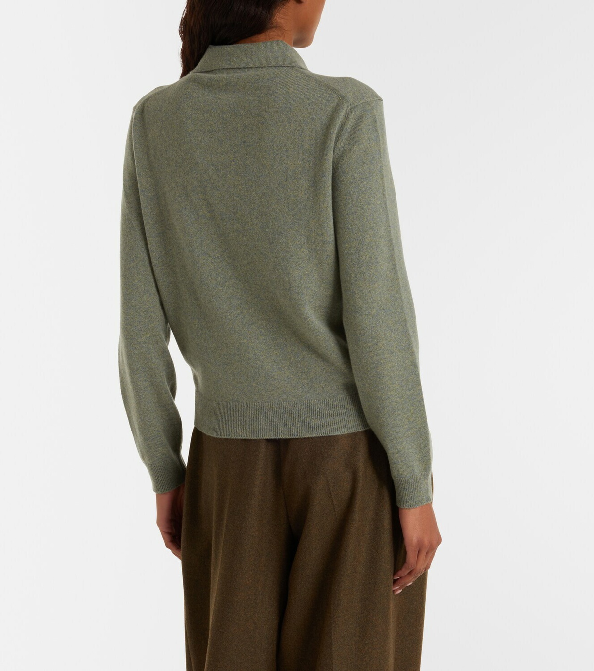 Loro Piana Classic cashmere polo sweater