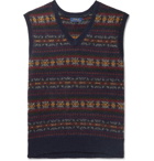 Polo Ralph Lauren - Fair Isle Wool-Blend Jacquard Sweater Vest - Men - Navy