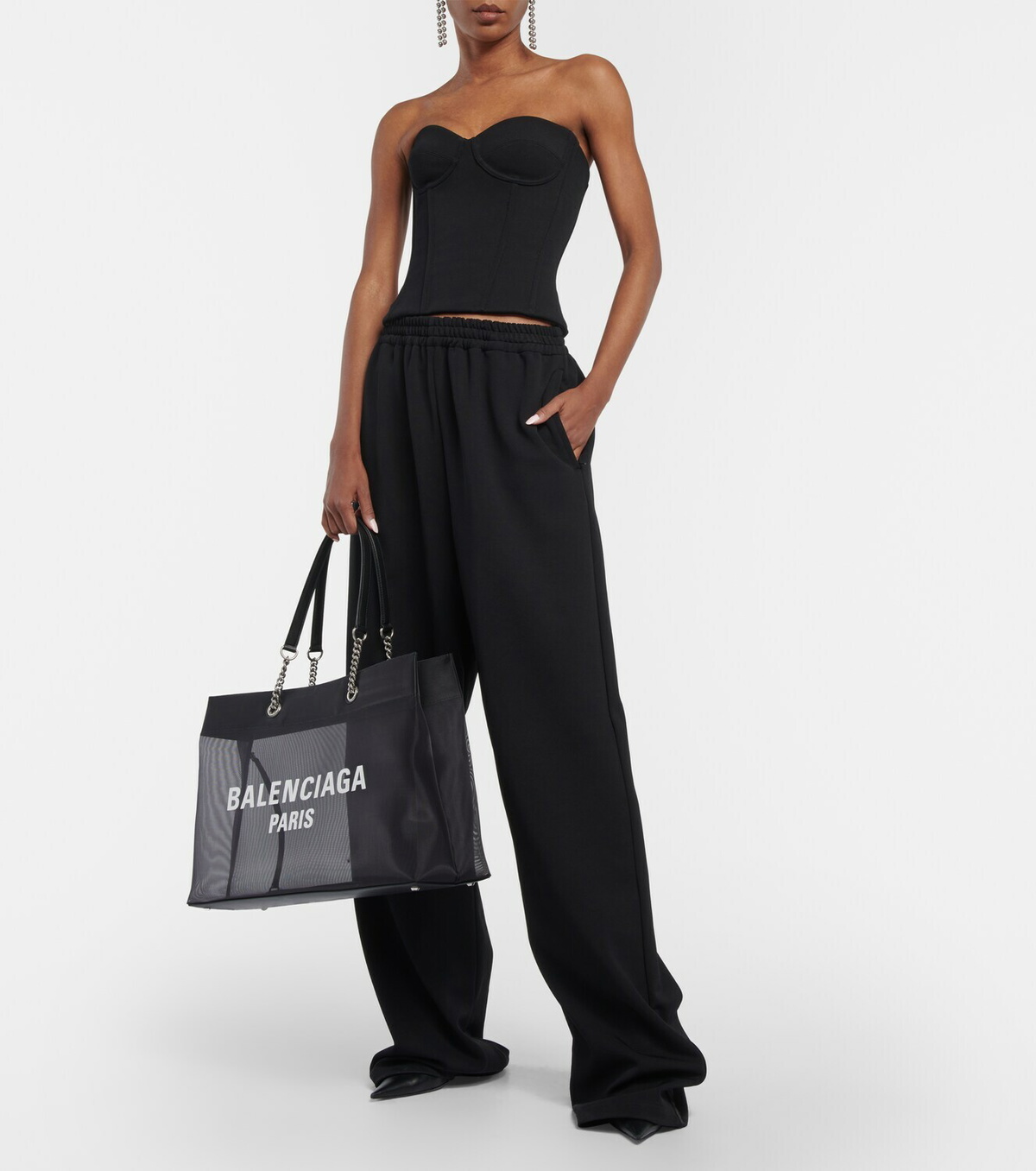 Balenciaga - Duty Free Large mesh tote bag