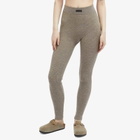 Fear of God ESSENTIALS Women's Waffle Leggings in Heather Gray