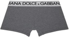 Dolce & Gabbana Gray Two-Way Stretch Boxers