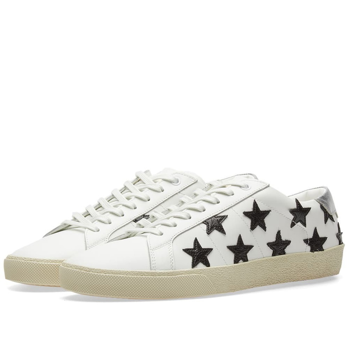 Photo: Saint Laurent SL-06 California Star Low Sneaker White