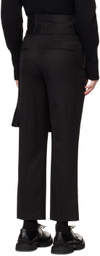 Steven Passaro SSENSE Exclusive Black Trousers