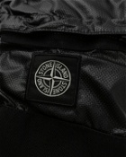Stone Island Bumbag Mussola Gommata Canvas Accessories, Garment Dyed Black - Mens - Small Bags