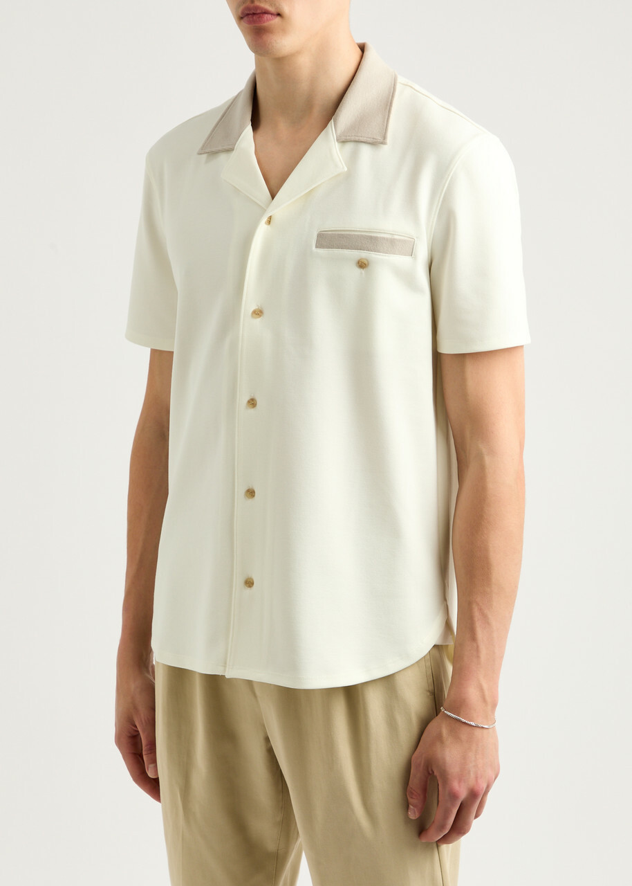 Paige Roan Stretch-knit Shirt White