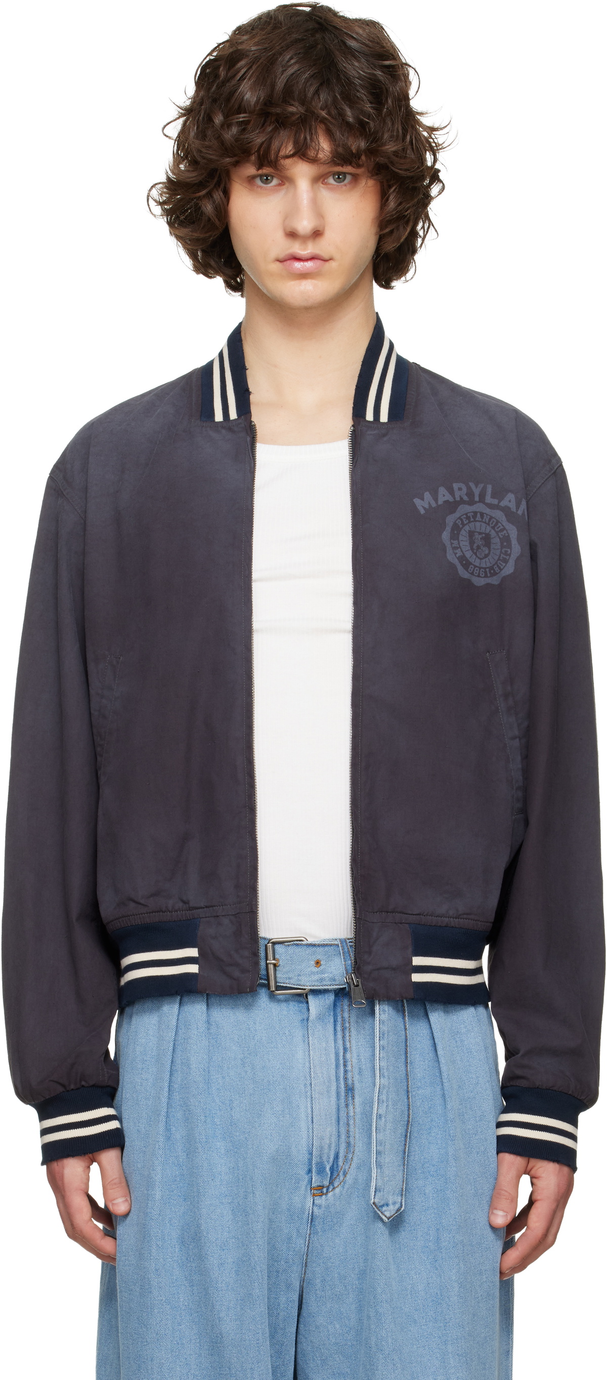 Maison Margiela Check Harrington Jacket Maison Margiela