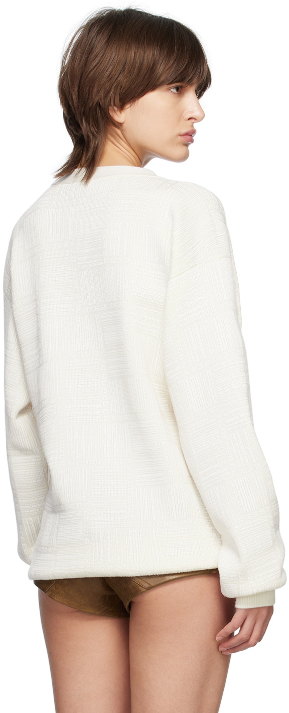 VTMNTS White Barcode Cardigan