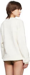 VTMNTS White Barcode Cardigan