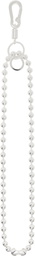 Martine Ali Silver Ballchain Lanyard Keychain