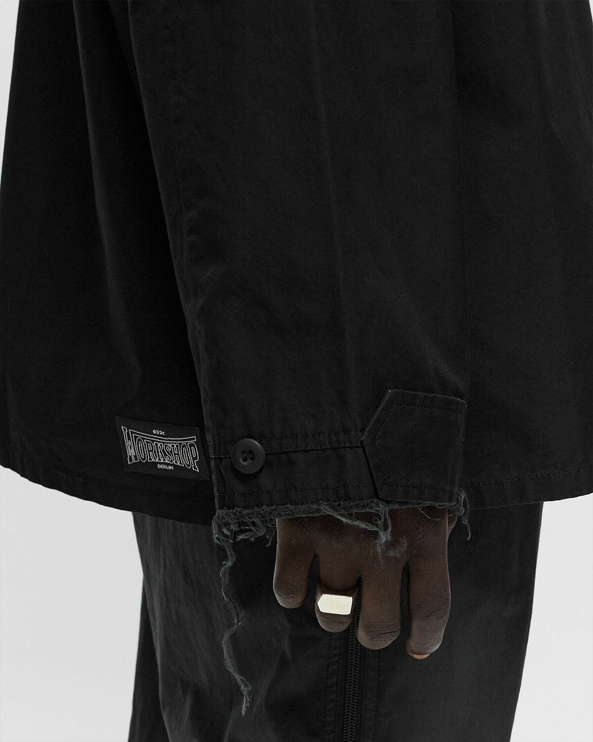 032c Director Overshirt Black Overshirts