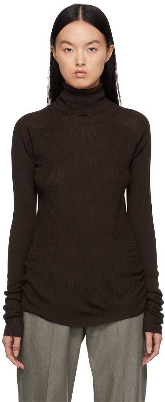 Photo: HOPE Brown Spell Turtleneck Sweater