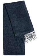 Eileen Fisher Two-tone Linen Scarf - Dark Blue - One Size
