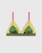 Love Stories Love Lace Bralette Green Womens (Sports-) Bra