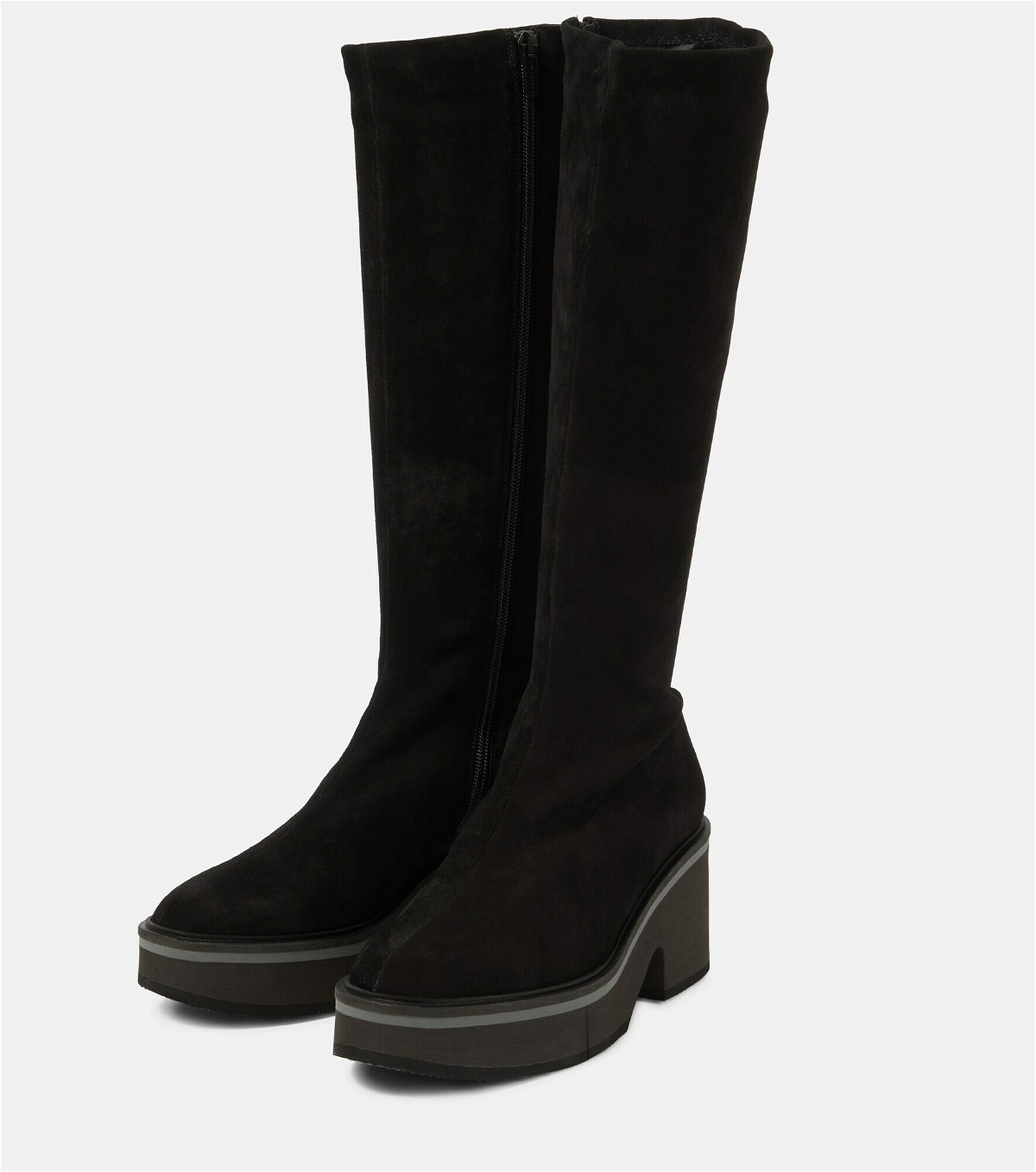 Clergerie - Anki suede knee-high boots Clergerie