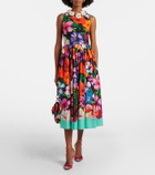 Dolce&Gabbana Floral cotton midi dress