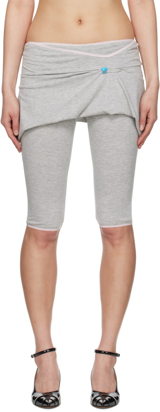 Photo: Ashley Williams Gray Nappy Pin Shorts