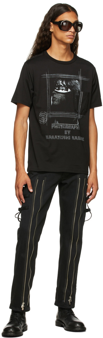 TAKAHIROMIYASHITA TheSoloist. Black Jane Doe Portrait T-Shirt