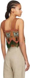 Bode Brown Athalia Camisole