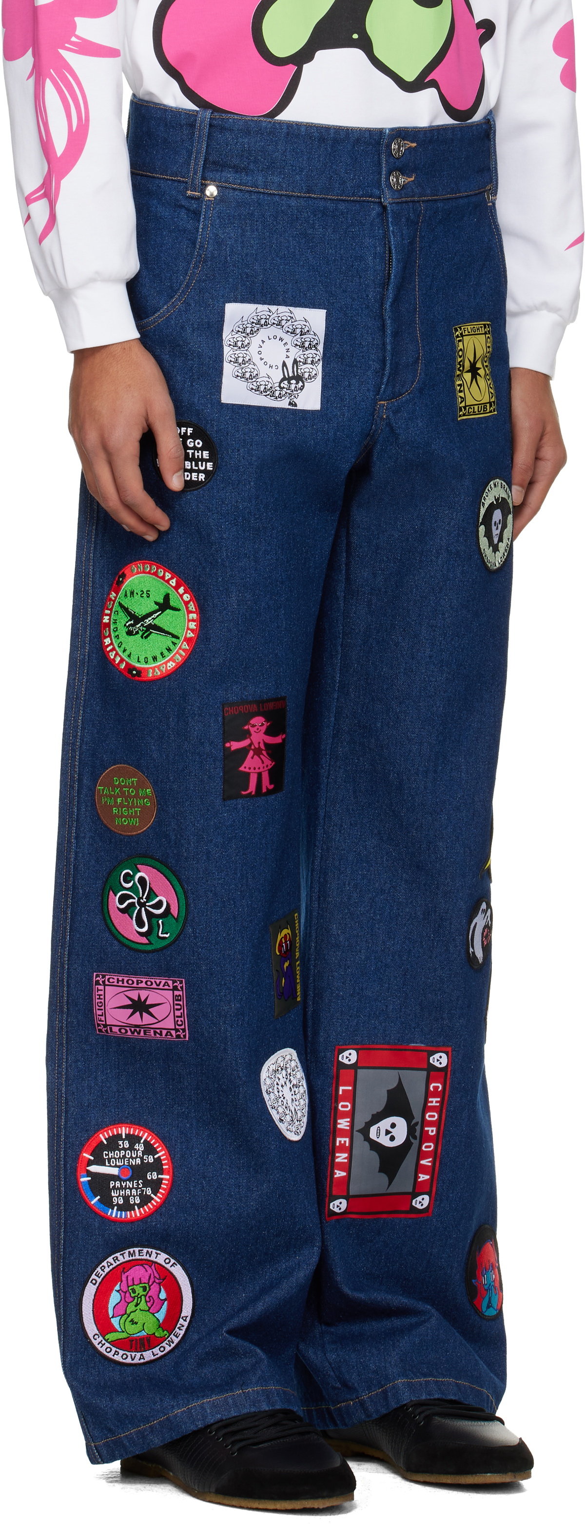 Chopova Lowena Blue Wicko Jeans