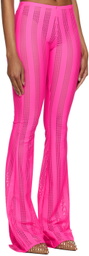 FAL-ASH Pink Lasercut Leggings