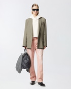 Pinko Oversized Sweatshirt With Twill Details Pink Pearl Grey