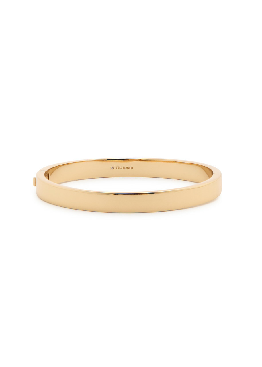 Coach Logo Crystal-embellished Bracelet - Gold - One Size
