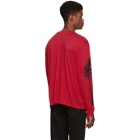 Adaptation Red Palm Tree Long Sleeve T-Shirt