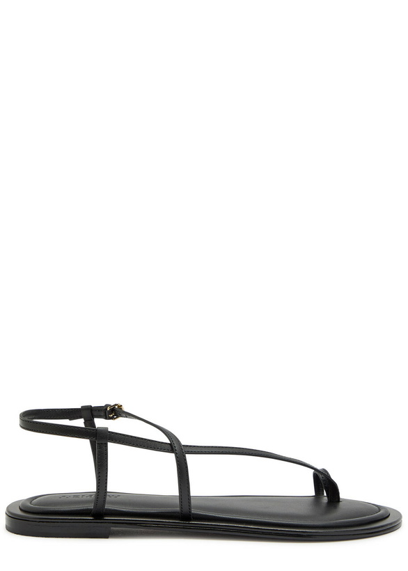 Photo: A.emery Reef Leather Sandals Black