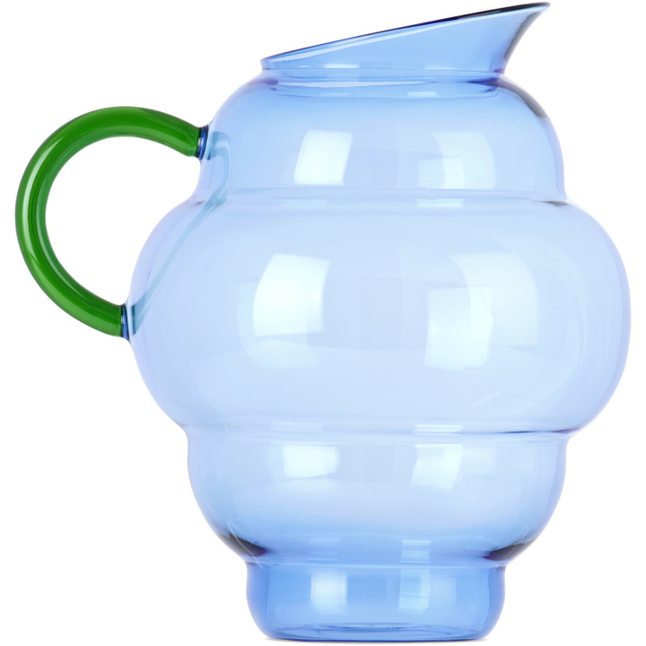 Photo: POLSPOTTEN Blue & Green Mizu Kiri Pitcher