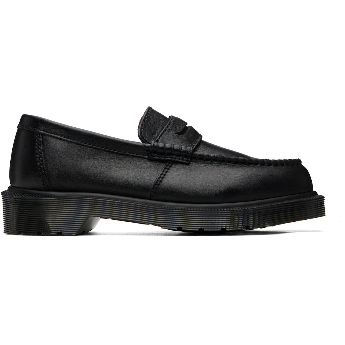 Dr. Martens Black Penton Classic Calf Leather Loafers
